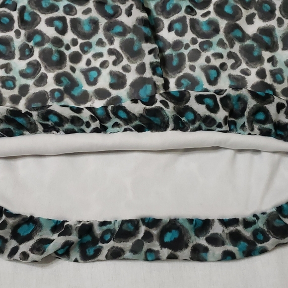 George Girls Turquoise and Black Blouse - Picture 8 of 12